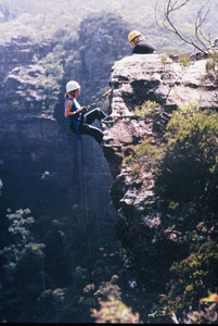 abseiling_blue mountains